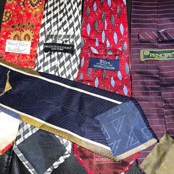 Vintage retro Ties lot 10 neckties - Picture 6 of 6